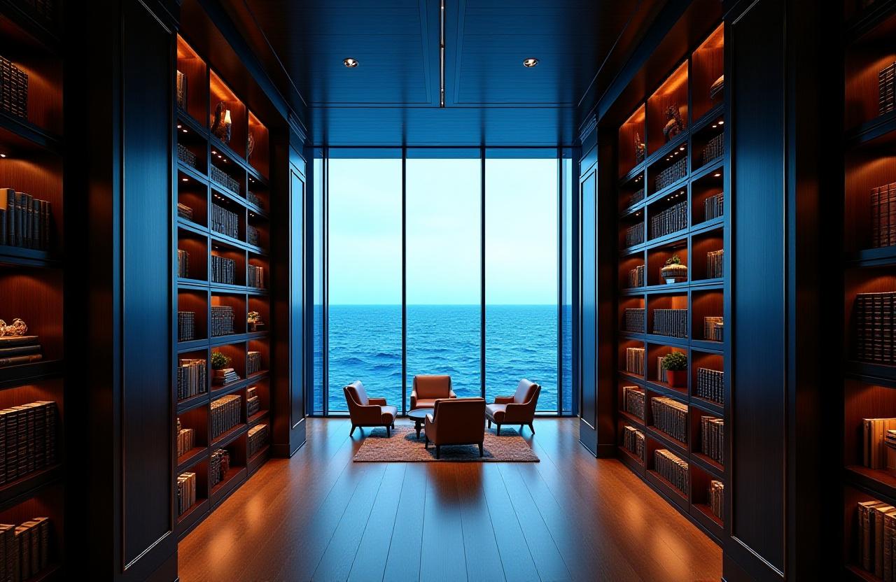 Blick auf die Panorama-Bibliothek von The Odyssey Mariner